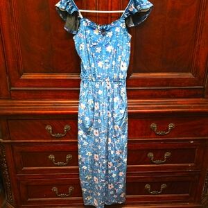 Floral Off-Shoulder Jumpsuit